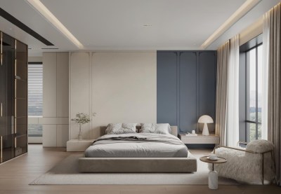 现代卧室3D模型下载